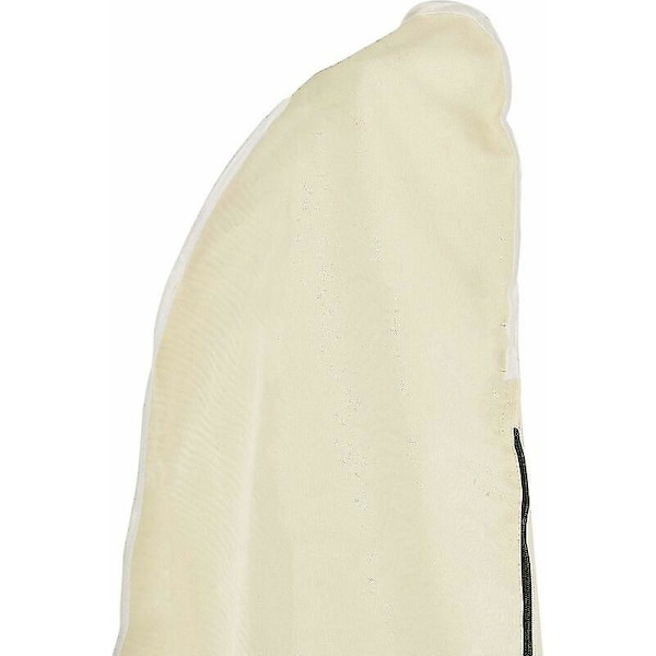 Vanntett trekk for frittstående parasoll med glidelås og snøring Oxford-stoff med vanntett PVC-belegg Beige26530/50/40 cm