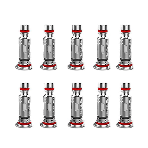 10-pack ersättnings spole kit för Caliburn Ca G Pod / Prime Vaper 0,8 Ohm Mesh Coil Tank