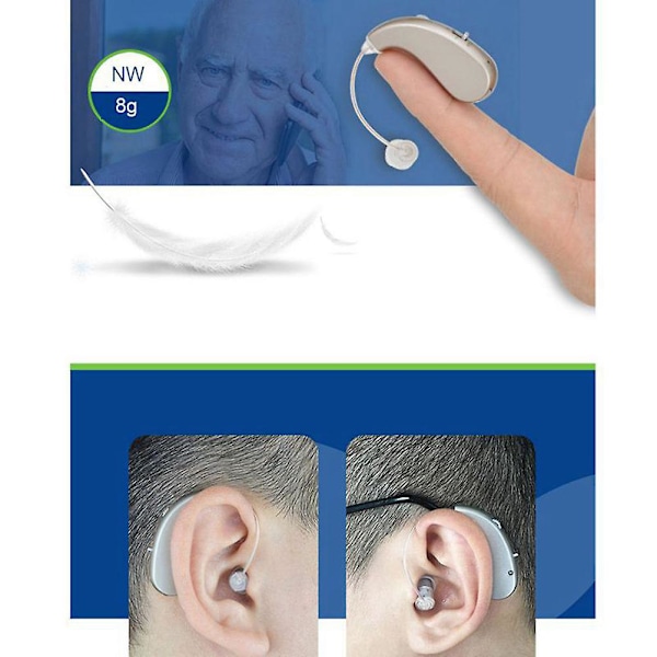 1 st Digital Hörapparat USB Strömkabel Ljudförstärkare för Hörselnedsättning Patient Äldre