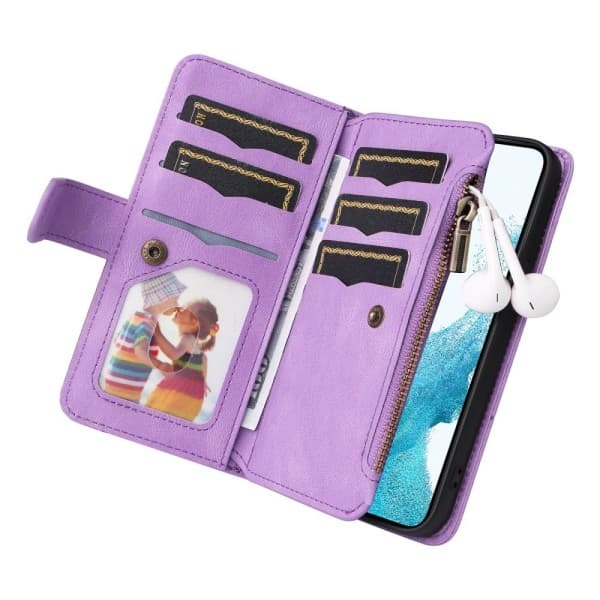 KS Wallet Case til Samsung Galaxy S22 - Lilla