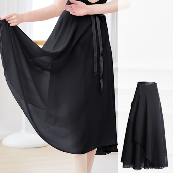 Tutu Lang Skørt SORT Black