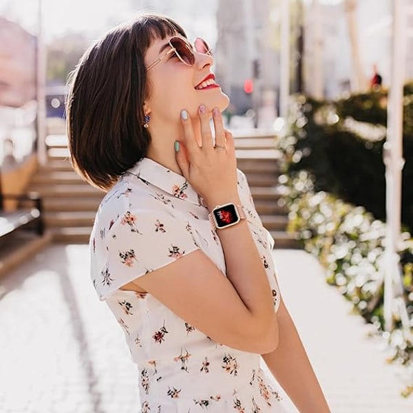 Flätat Solo Loop Kompatibelt Apple Watch Armband 42mm 44mm 45mm