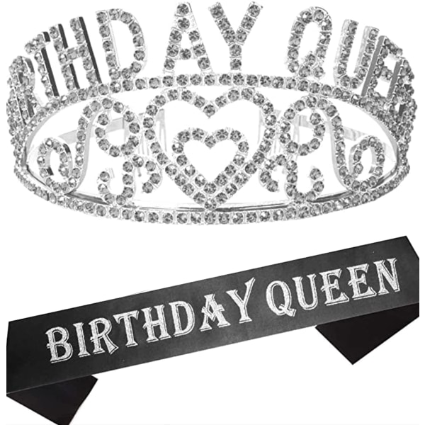 Födelsedagsdekorationer, Grattis på födelsedagen, Födelsedag Queen Sash en
