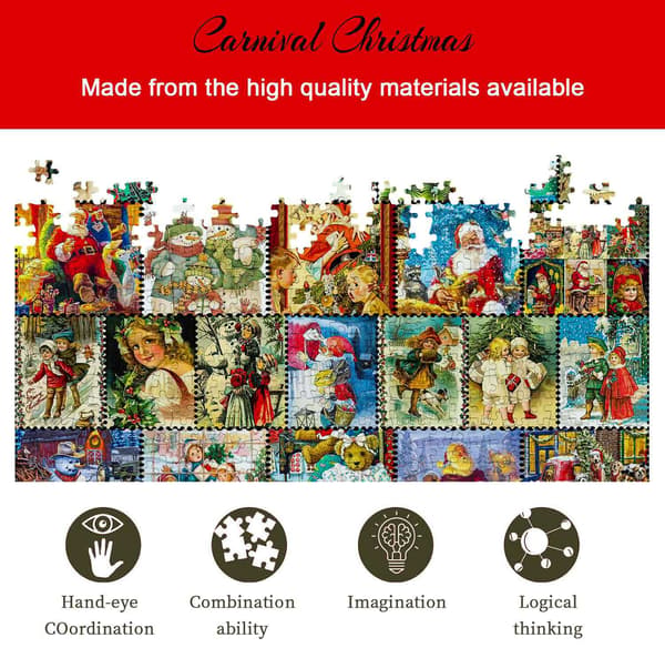 Julepuslespill DIY adventskalender 24 dagers sett