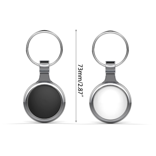 Tuya Bluetooth GPS-sporingsetikett Smart Tag For Kjæledyr Nøkkel Barneveske Lommebok Anti-tapt Mini SmartTag Alarm For Telefon Finder Locator Black 0.04