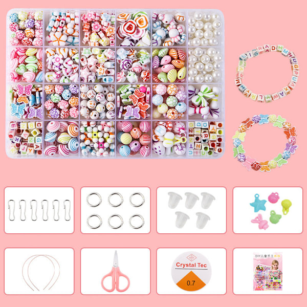 DIY Bracelet Kit Bead Training Kids Make Bracelet Jewelry Making Kit