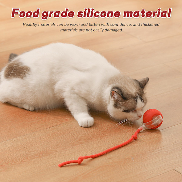 2024 Smart Cat Ball Leksaker Automatisk Rullande Boll Elektrisk Kattleksak Självkontrollerande Interaktiv Katt Hund Grey