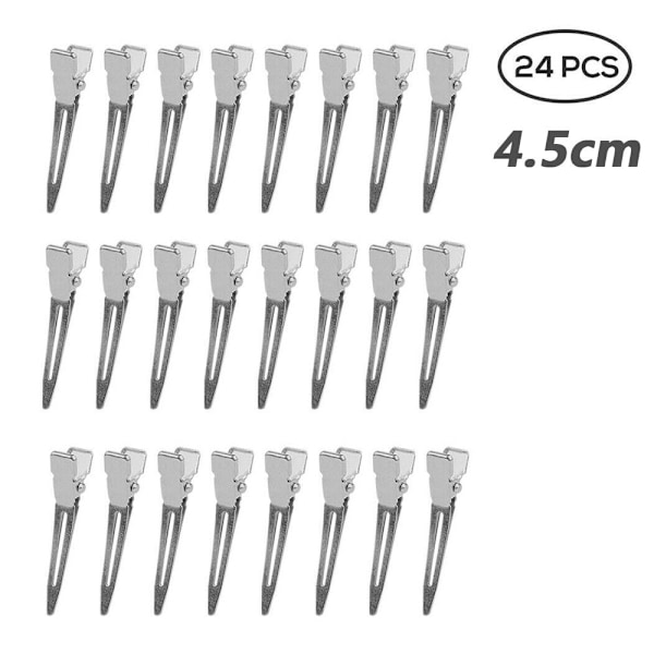 24 kpl Hiustenpidikkeet Saumattomat 4,5 cm 4.5 cm