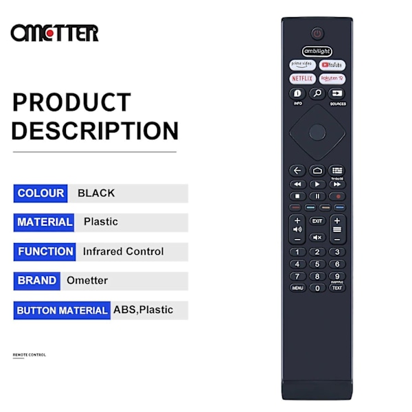 Til Philips 7900 Series 43pus7906/12 Smart Tv Fjernbetjening 398gr10bephn0041bc Brc0984501/01 50pus7956/12 55pus7906/12
