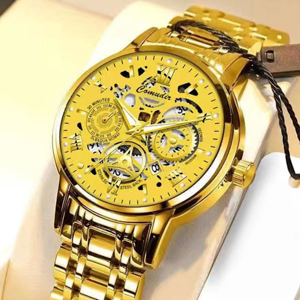 Herreur Quartz Urværk Business Ur Automatisk M Black One size
