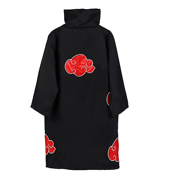 Jingdong Naruto Akatsuki Kappa Anime Kostume Sæt Itachi Robe Med Pandebånd Ring Halloween Karneval Cosplay Fest Lang Kimono 3XL