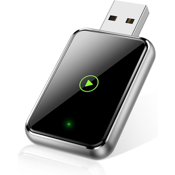 Trådløs CarPlay Adapter til iPhone - Plug-and-Play installation, bred kompatibilitet med iPhones der kører iOS 12+ (Kun til iPhone)