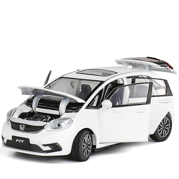 1/32 Honda Fit Jazz Sport Leluauto Painevalettu Pienismalli Maastoauto Vedä Takaisin Ovet Avattavat Ääni & Valo Keräily Lahja Pojalle Lapsille[GKS] HONDA FIT 46