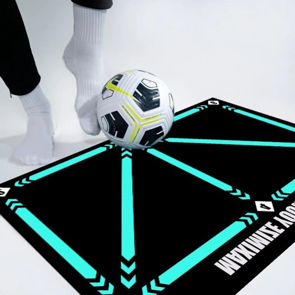 Fotbollsträningsmatta Footsteps Träningsfilt Gummi