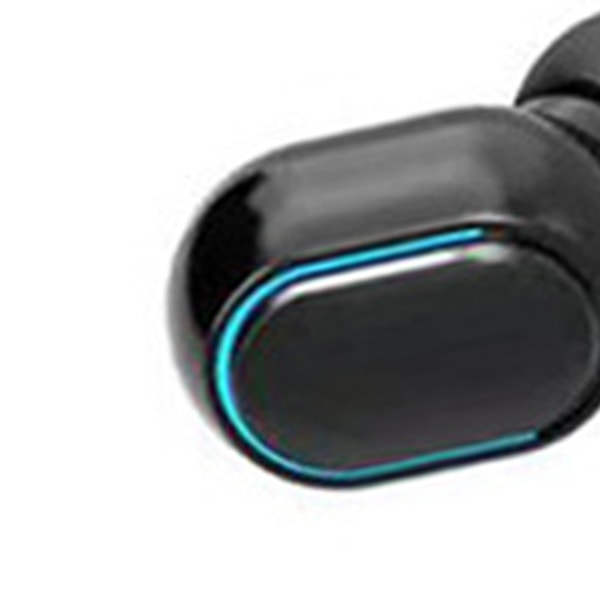 Trådløse Bluetooth-hodetelefoner 360 graders surroundlyd Ergonomiske Bluetooth-sportshodetelefoner Svart 0.3