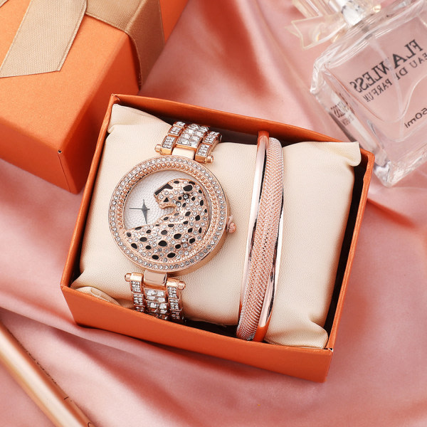 Rose Gold 2-delad watch presentförpackning