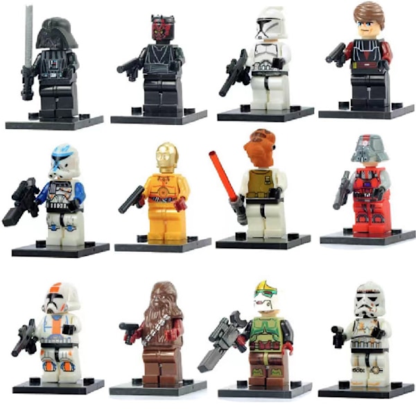 Star Wars Byggeklodser Sæt Lucidus Samlede Legetøj 12pcs