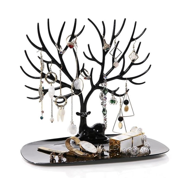 Halsbandshållare Armband Stativ Smycken Organizer Smycken Träd Dekorativ