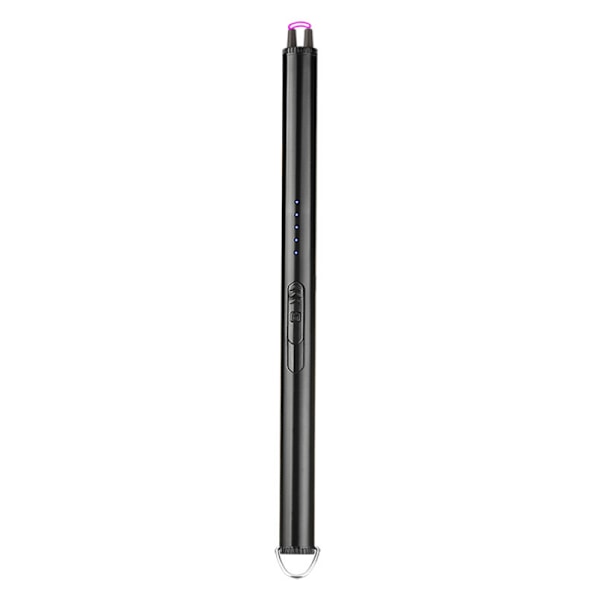 Stilful elektrisk lighter - Genopladelig - Metal sort