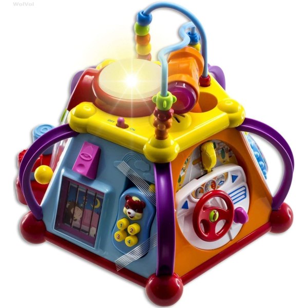 Pedagogiska barn Toddler Baby Musikalisk aktivitet Cube Play