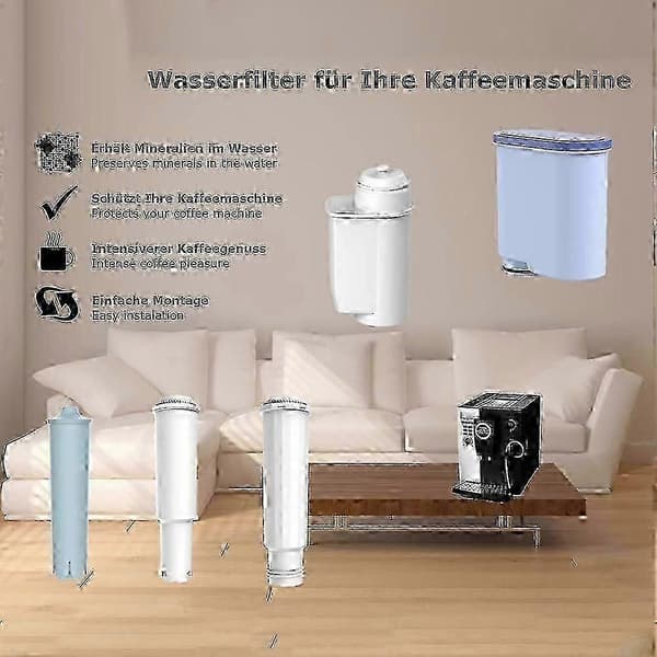 Filterpatroner til Aqua Clean fuldautomatiske kaffemaskiner, til Philips Ca6903/10 og Ca6903/22