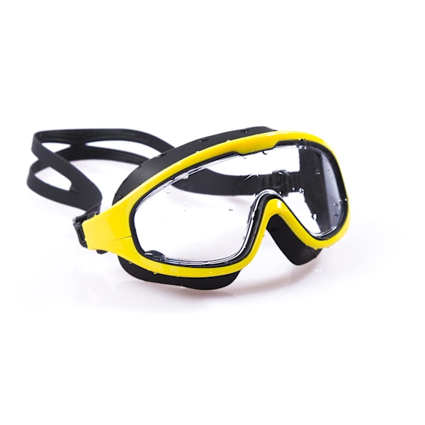 Gul Simmask för Vuxna Anti-Imma Hybrid Bred Lins UV-Skydd【GKS】