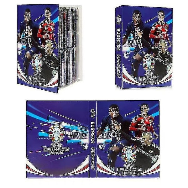 Football Star Card Album Karta Brevhållare Pärm 240st Star Card Box Collection Album Book Folder Kid Toy Gift style 2
