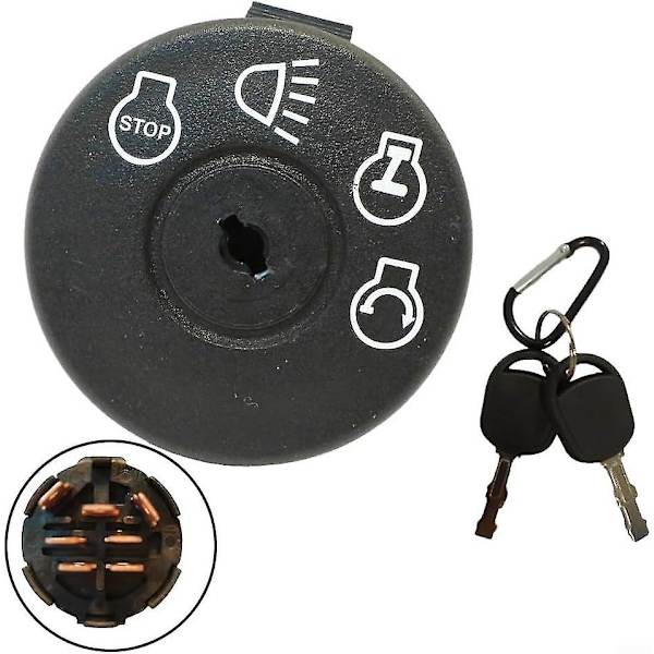 Tändningslås med nyckel för MTD 725-1741 925-1741 Gräsklippare Traktor【GKS】