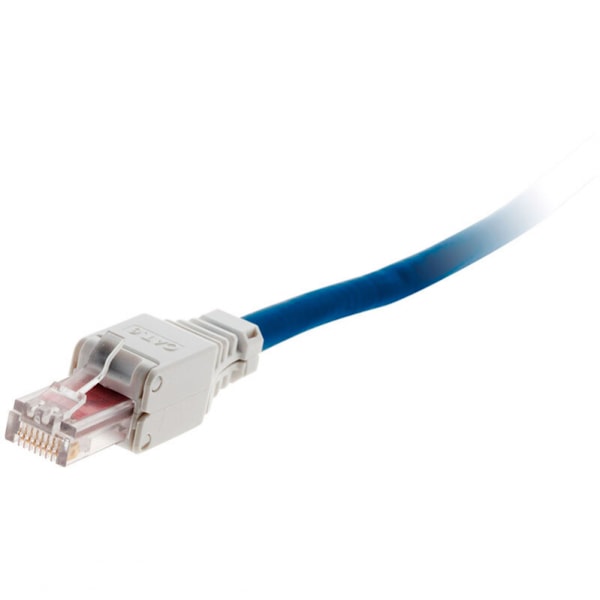 Sett med 10 RJ45 CAT 6-kontakter, verktøy ikke inkludert, kategori 6e press