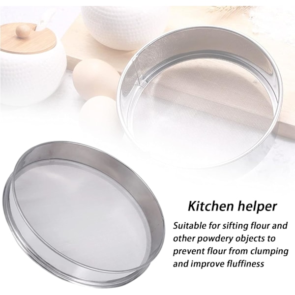 Rostfritt Stål Herbal Pollen Extractor Stapelbar Sil Diameter 30cm