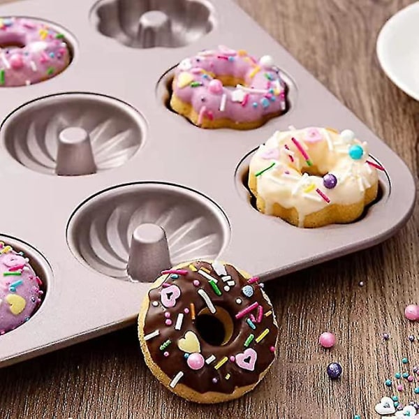 HHL Donutform Bagelform Bakverktyg Non-stick Lämplig för kakor, kakor, bagels