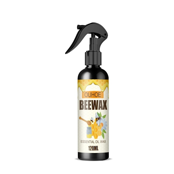 OUHOE Natural Beeswax Spray for Wood Furniture and Floors - Polish Beeswax for Household Tables, Chairs and Protective Accessories