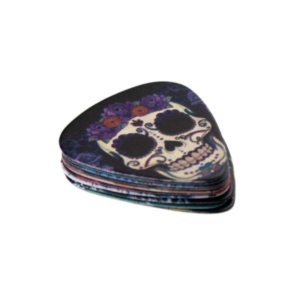 10-pack plektrum, snäckor flerfärgade