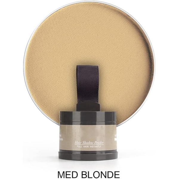 Hårlinjepuder, Hårfärg för Hårrötter, Omedelbar Hårfärg Täcker Gråa Hårrötter, Hårförbättringspuder, Förtunnande Hårpuder 4g Blonde#002