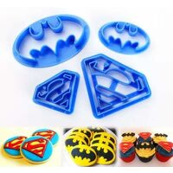 Super Hero Cookie Cutters Cookie Decorations (Super Heroes) Ephe