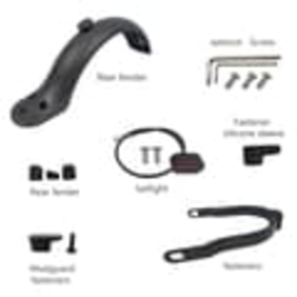 Stänkskärmsset Xiaomi M365 / Essential / 1S Scooter / Pro 2 / Xiaomi Mi Electric Scooter 3