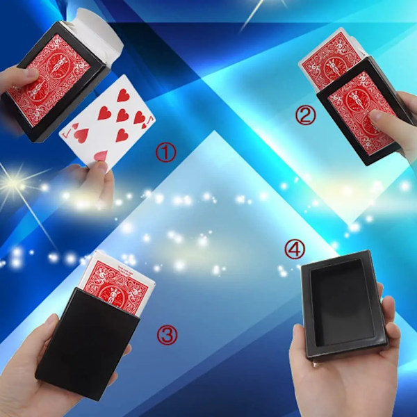 Magisk Triks Boks Kortstokk Forsvinnende Pokerkort Magiske Forsvinnende Kort Magisk Leke[GKS] 1pcs