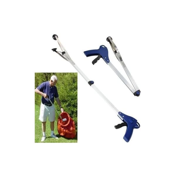 Blå lang arm pick/klo/foldbar