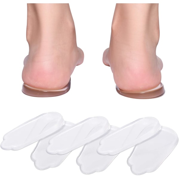 pairs medial and lateral heel wedge silicone insole, supination &