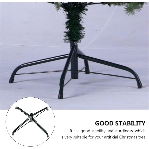 Julgransfot, 35 cm hopfällbart metallstativ