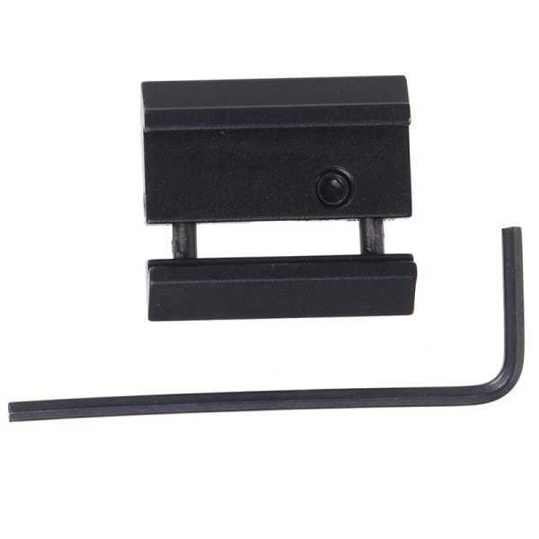 Taktisk sigtekikkert adapter monteringsbase 11mm svalehale til 20mm Weaver Picatinny skinne montering
