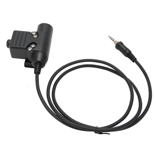 Walkie Talkie Headset Adapter Trycktyp Kompakt Säker Anslutning för Yaesu Vertex VX-6R VX-7R VX-6E VX-7E
