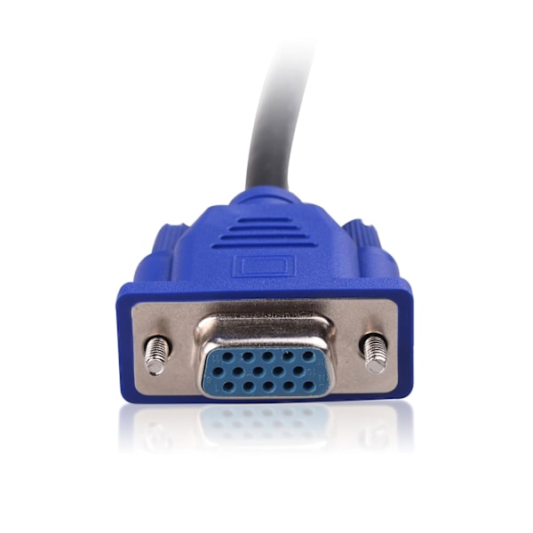 Cable Matters VGA-splitterkabel 0,3 m (VGA Y-kabel) för skärmduplicering, VGA-splitter för två skärmar [GKS]