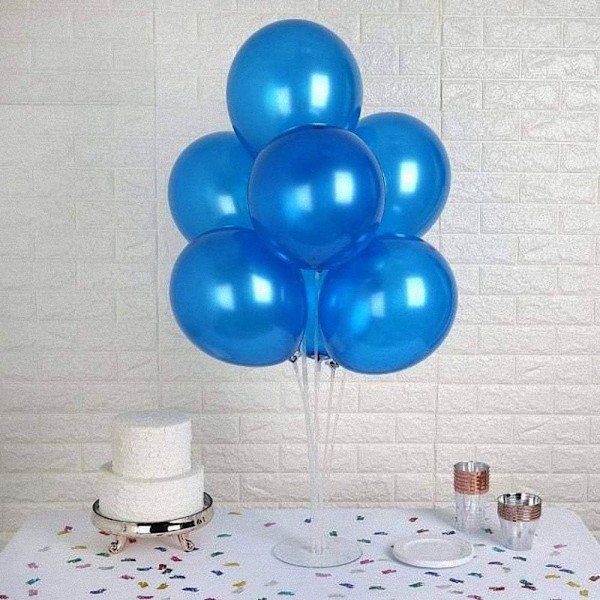 Blå ballonger, 100 st blå latex heliumballonger för bröllop pojke 1-årsdag Babyshower Dop Konfirmation Festdekoration Blå