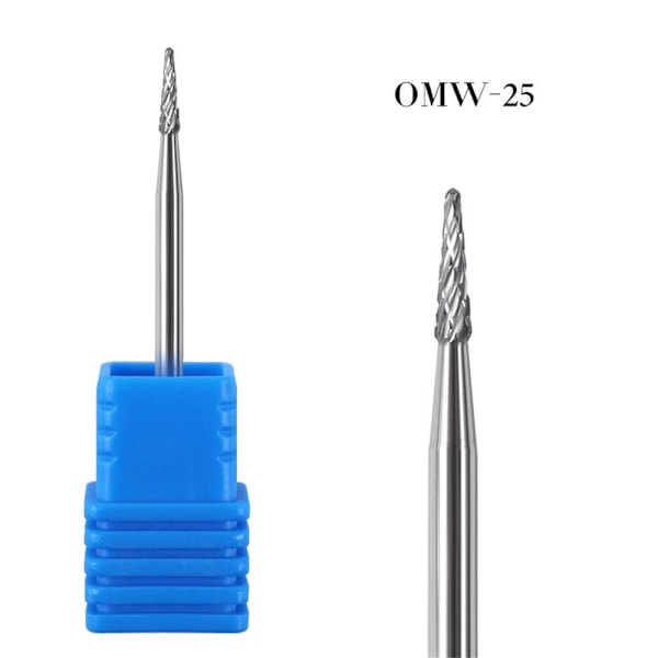 Nagelborr Nagel Fil Sliphuvud - lager OWM-25