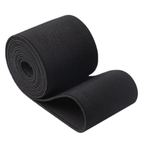 Flad Elastik Sort Syning Håndarbejde DIY Stræk 40 mm 5 Meter【GKS】