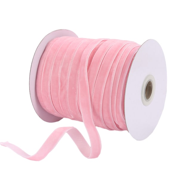 Dekorativa DIY Sammetband Lättanvända upp till 50 meter i flera färger [GKS] style 9