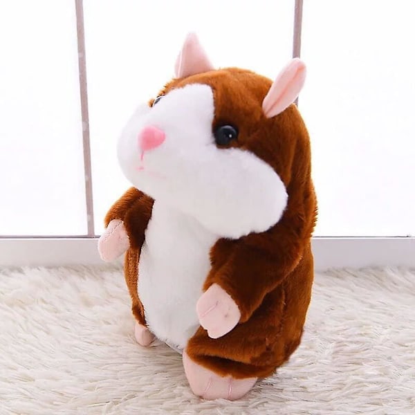 Puhuva hamsteripehmolelu, toistaa sanasi hauska lasten pehmolelu
