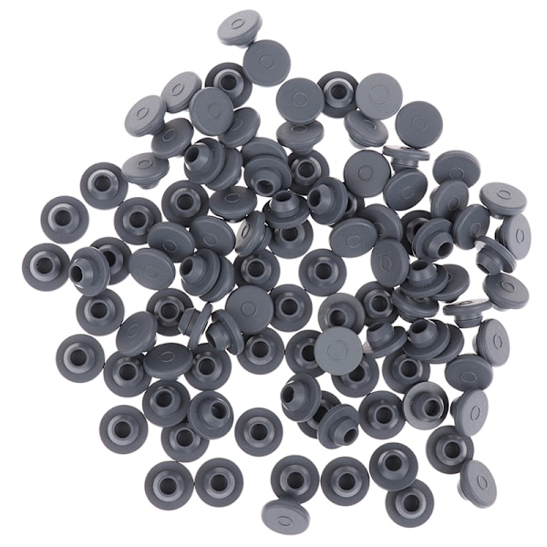 100 stk. Gummi Propper Selvforseglende Injektionsporte til 13 mm Gl 100PCS