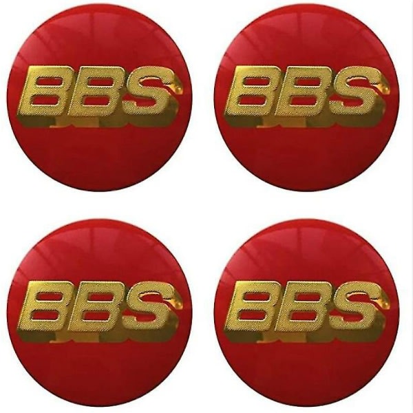 Bbs Hjul Center Caps Emblem 4 Styck Set 56mm 60mm 65mm 70mmbbs Bil Cap Logotyp Badge Sticker Auto Wheel Center Cap Nav Emblem